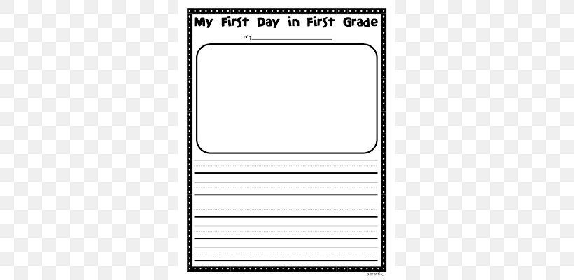 First Day Of School First Grade Student Writing, PNG, 309x400px, Watercolor, Cartoon, Flower, Frame, Heart Download Free