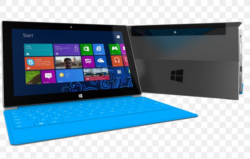 Surface Pro Netbook Laptop Microsoft, PNG, 2100x1339px, Surface, Computer, Computer Monitor, Display Device, Electronic Device Download Free