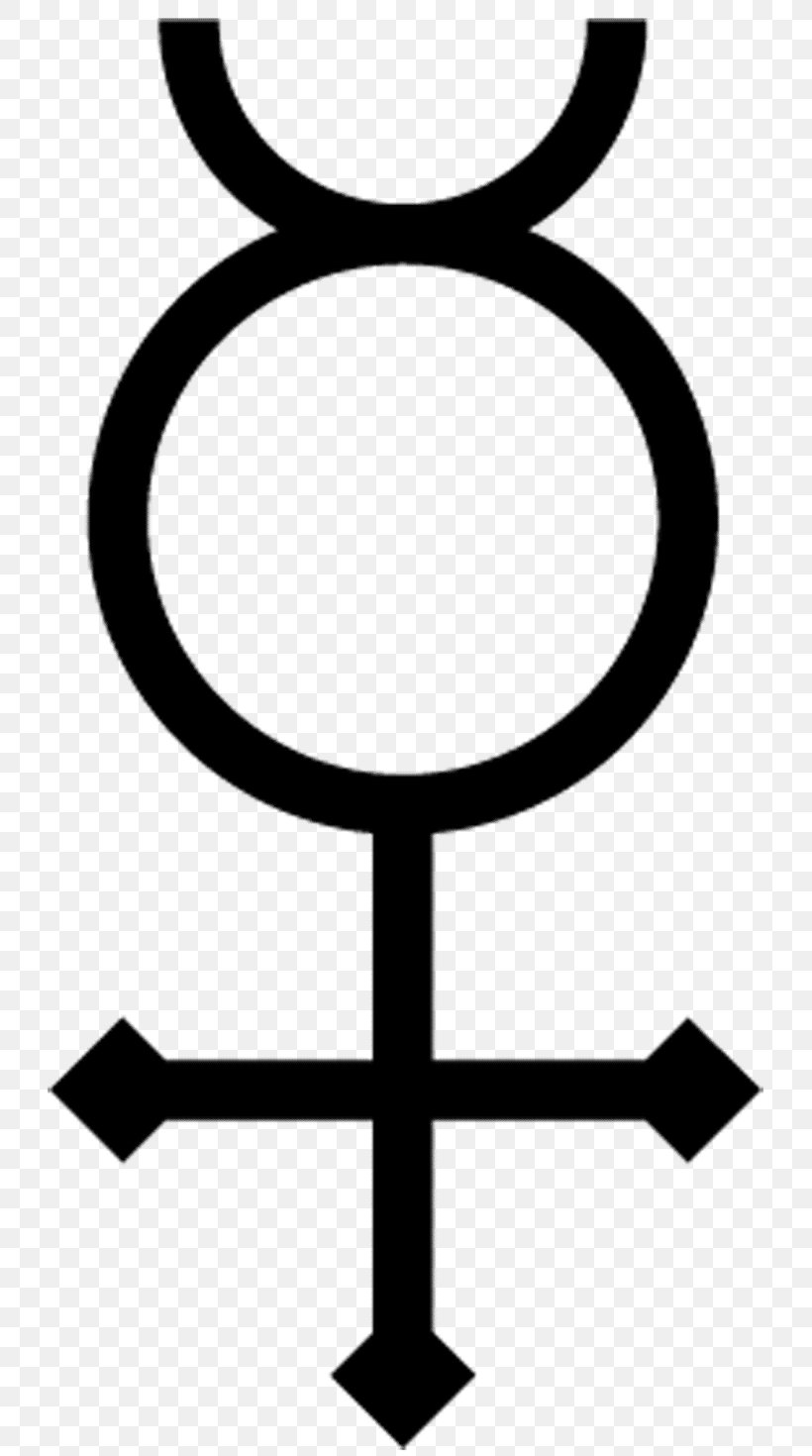 Alchemical Symbol Mercury Planet Symbols Chemical Element, PNG, 735x1470px, Alchemical Symbol, Alchemy, Area, Artwork, Black And White Download Free