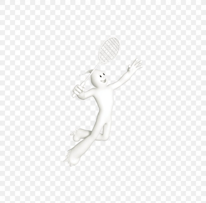 Badminton Download, PNG, 865x853px, Badminton, Black And White, Body Jewelry, Cartoon, Flooring Download Free