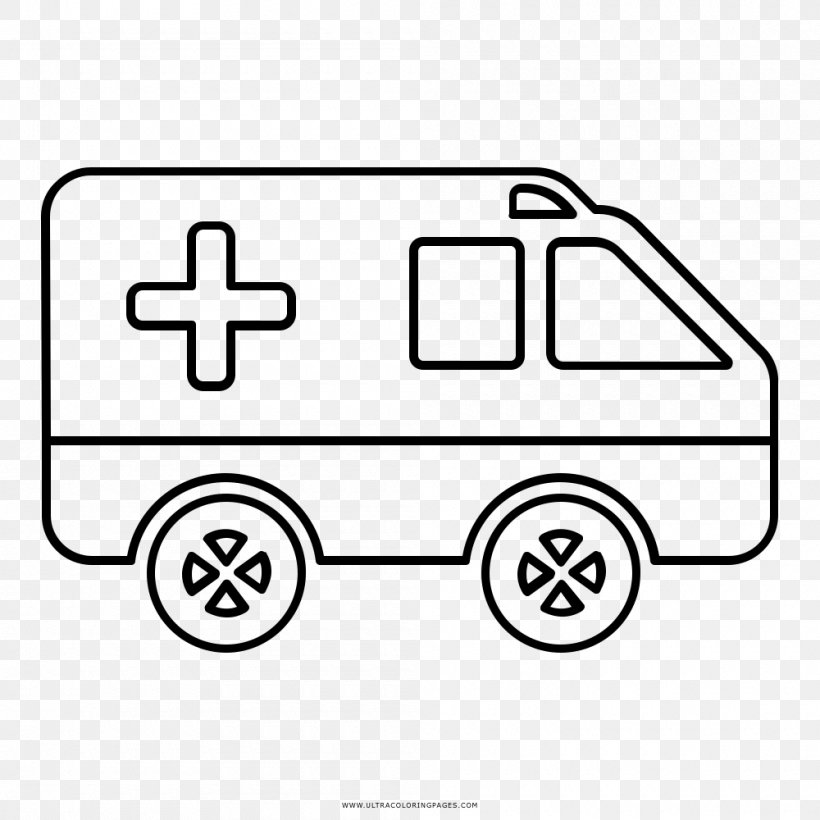 Car Coloring Book Drawing Ambulance Ausmalbild, PNG, 1000x1000px, Car, Ambulance, Area, Ausmalbild, Automotive Design Download Free