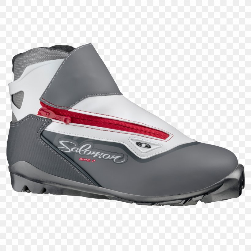Ski Boots Salomon Group Cross-country Skiing, PNG, 1000x1000px, Ski Boots, Athletic Shoe, Black, Boot, Cross Training Shoe Download Free