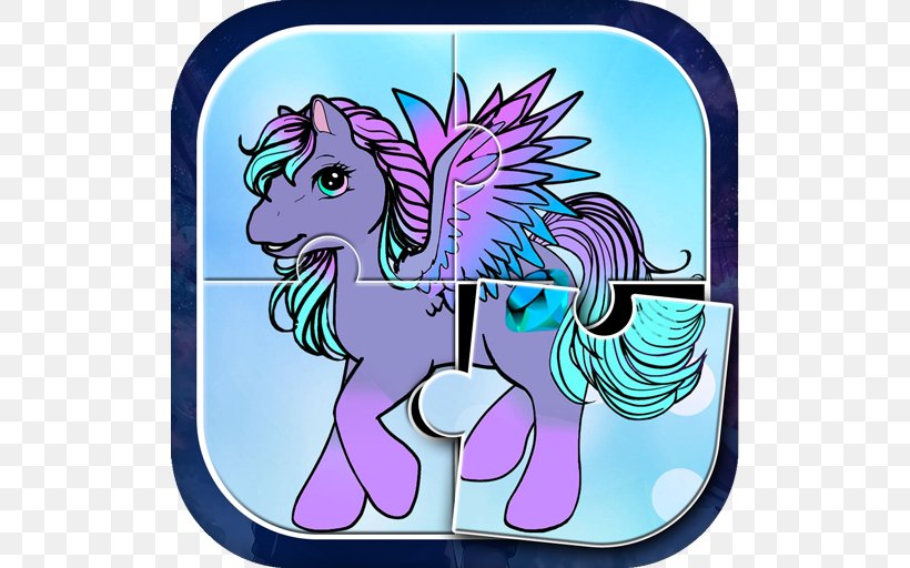 Sweet Pony Jigsaw Puzzles My Pony : My Little Race Little Pony Care My Hospital, PNG, 512x512px, Pony, Android, Art, Coloring Book, Fictional Character Download Free