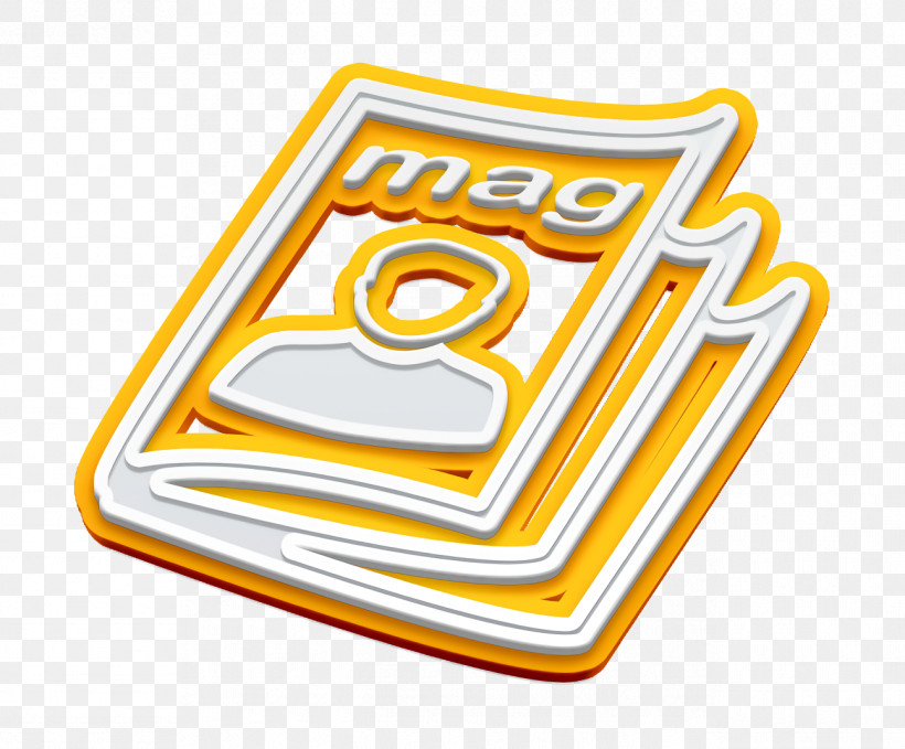 Magazine Icon Commerce Icon News Icon, PNG, 1294x1072px, Magazine Icon, Commerce Icon, Logo, News Icon, Yellow Download Free