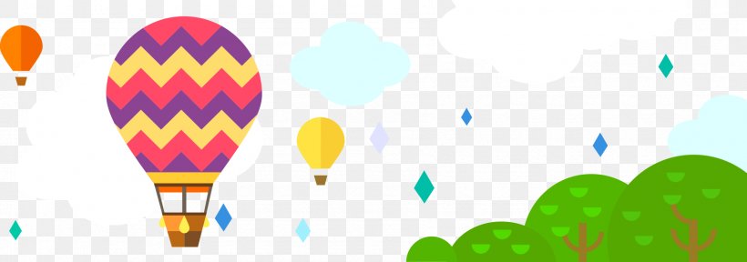 Vector Graphics Download Design, PNG, 1790x629px, Flat Design, Balloon, Drawing, Highway, Hot Air Balloon Download Free