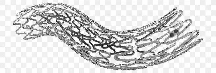 Bioresorbable Stent Self-expandable Metallic Stent Stenting Bare-metal Stent Design, PNG, 2340x800px, Bioresorbable Stent, Art, Auto Part, Baremetal Stent, Black And White Download Free