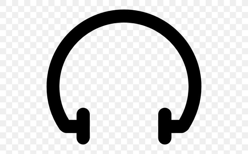 Headphones Sound Clip Art, PNG, 512x512px, Headphones, Apple Earbuds, Black And White, Sound, Symbol Download Free