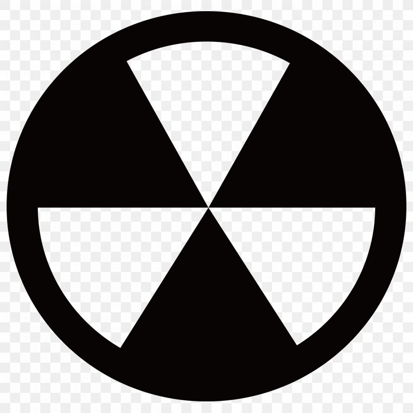 Radioactive Decay Radiation Nuclear Power Symbol Nuclear Fallout, PNG, 2000x2000px, Radioactive Decay, Area, Black, Black And White, Energy Download Free