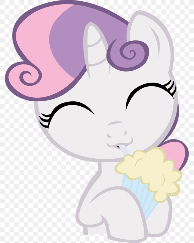 Sweetie Belle Milkshake Pony Rarity Pinkie Pie, PNG, 777x1028px, Watercolor, Cartoon, Flower, Frame, Heart Download Free