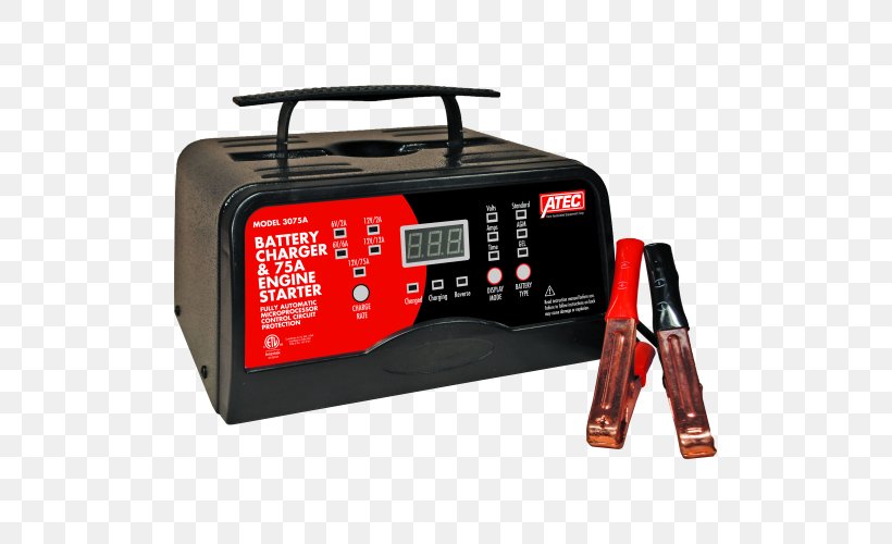 Battery Charger Automotive Battery Electric Battery Volt Ampere, PNG, 500x500px, Battery Charger, Ampere, Automotive Battery, Computer Component, Deepcycle Battery Download Free
