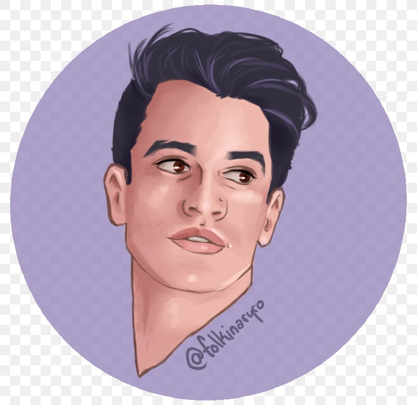 Brendon Urie Drawing Painting Digital Art Panic! At The Disco, PNG, 798x798px, Watercolor, Cartoon, Flower, Frame, Heart Download Free