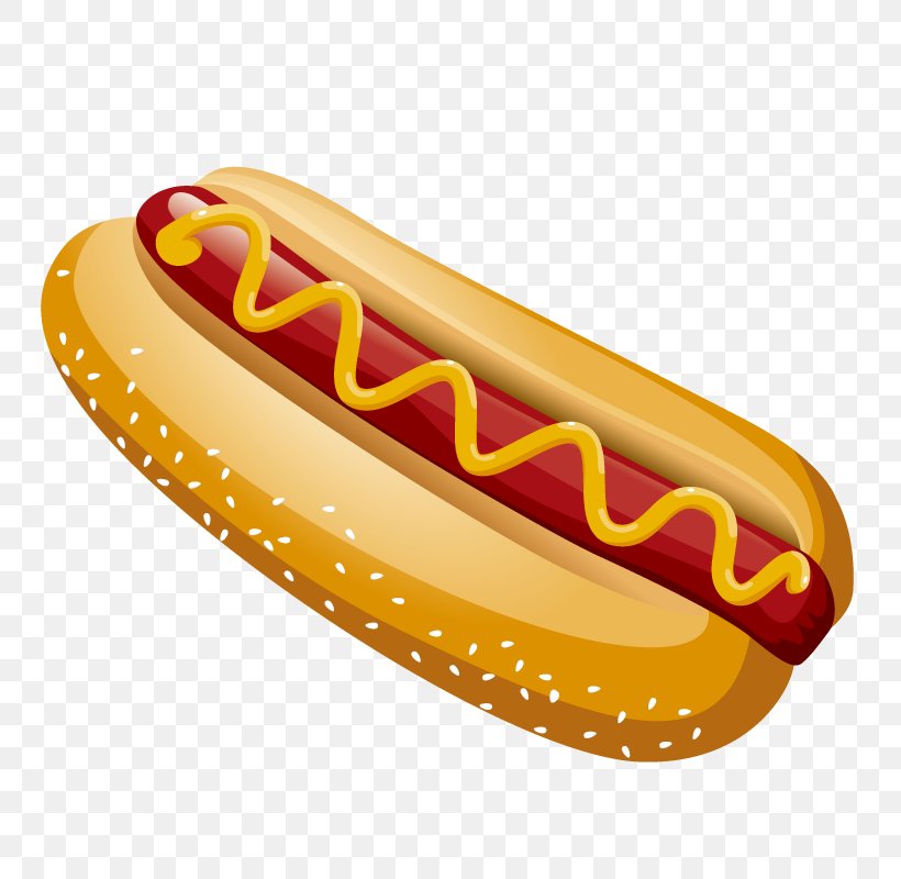 Hot Dog Fast Food Illustration, PNG, 800x800px, Hot Dog, American Food, Bockwurst, Cooking, Drawing Download Free