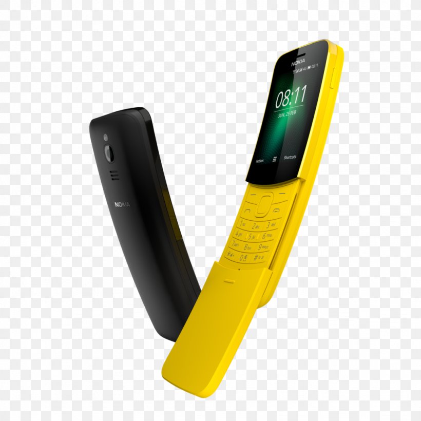 Nokia 8110 4G Nokia 2 Nokia 3310 (2017) 2018 Mobile World Congress, PNG, 1024x1024px, 2018 Mobile World Congress, Nokia 8110, Communication Device, Electronic Device, Electronics Accessory Download Free
