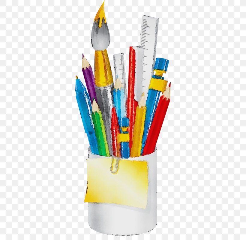 School Supplies Cartoon, PNG, 318x800px, Watercolor, Eraser, File Folders,  Office Instrument, Office Supplies Download Free