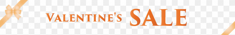 Valentines Sale Sale Banner Sale Design, PNG, 3000x450px, Valentines Sale, Line, Logo, Orange, Sale Banner Download Free