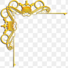 Corner - Gold Raster Graphics Picture Frames Clip Art PNG