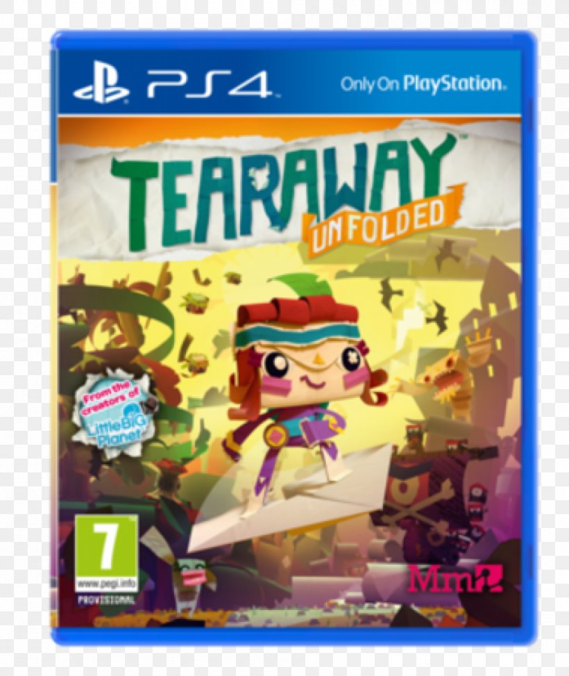 Tearaway Unfolded PlayStation 4 PlayStation 3 PlayStation Vita, PNG, 1000x1187px, Tearaway, Dualshock, Games, Media Molecule, Playstation Download Free