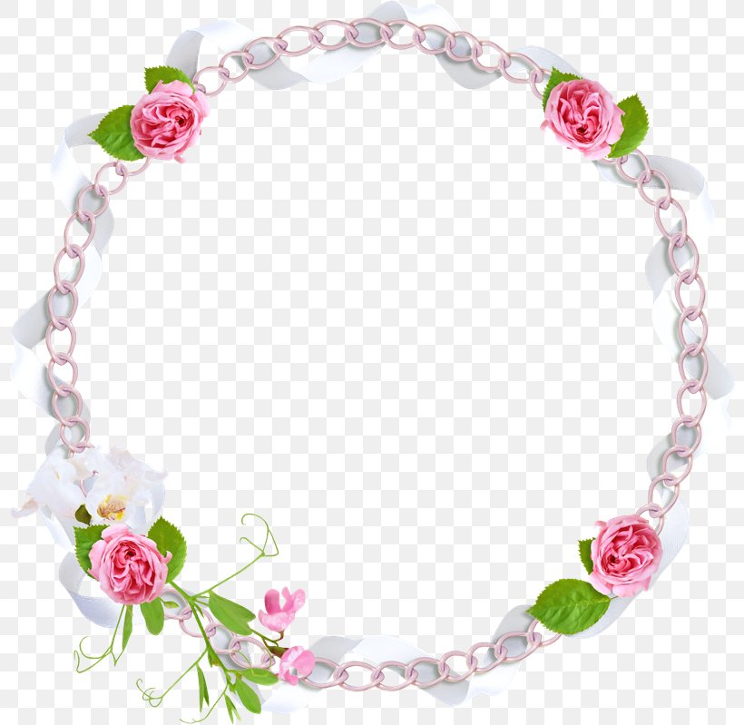 Flower Picture Frames, PNG, 800x799px, Flower, Bead, Body Jewelry, Bracelet, Chain Download Free