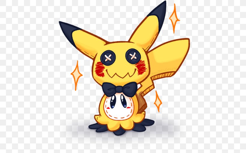 Pokémon Sun And Moon Mimikyu Pikachu Vulpix, PNG, 500x512px, Mimikyu, Carnivoran, Cartoon, Dog Like Mammal, Drawing Download Free