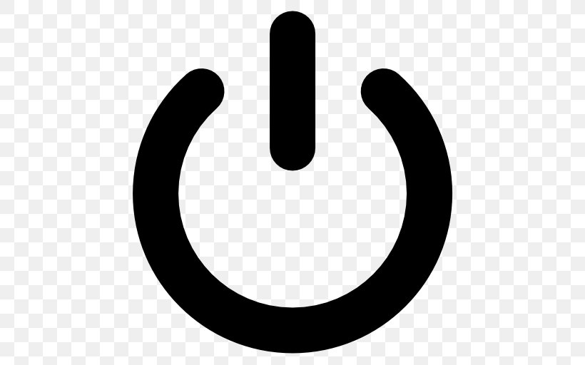 Power Symbol Clip Art, PNG, 512x512px, Power Symbol, Black And White, Electrical Switches, Electricity, Finger Download Free