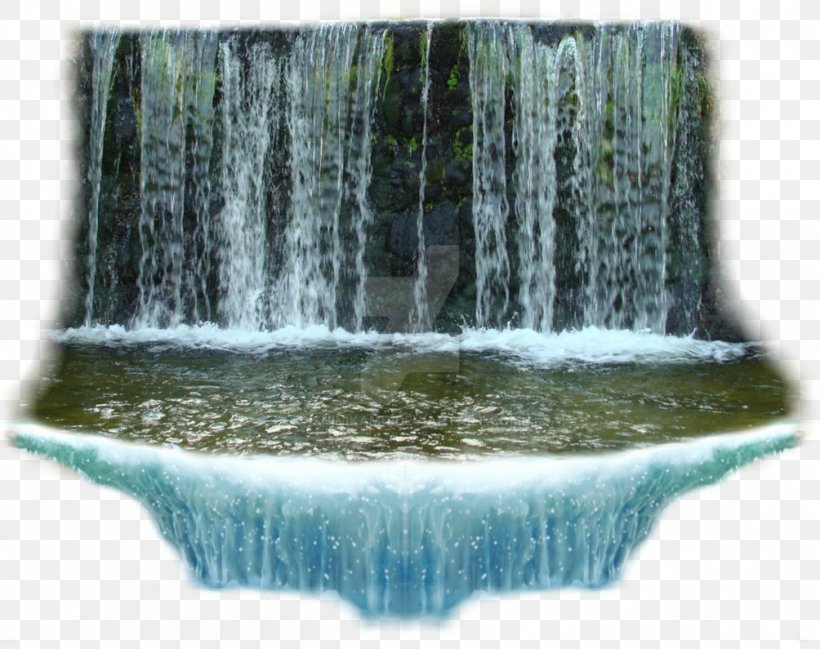 Waterfall, PNG, 1004x795px, Watercolor, Cartoon, Flower, Frame, Heart Download Free