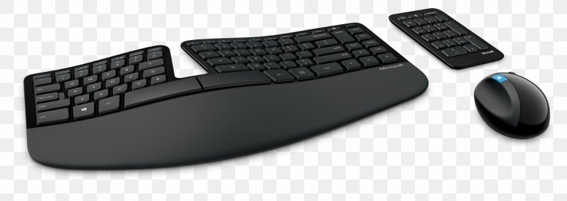 Computer Keyboard Computer Mouse Ergonomic Keyboard Microsoft Natural Keyboard, PNG, 1849x658px, Computer Keyboard, Computer, Computer Component, Computer Mouse, Desktop Computers Download Free