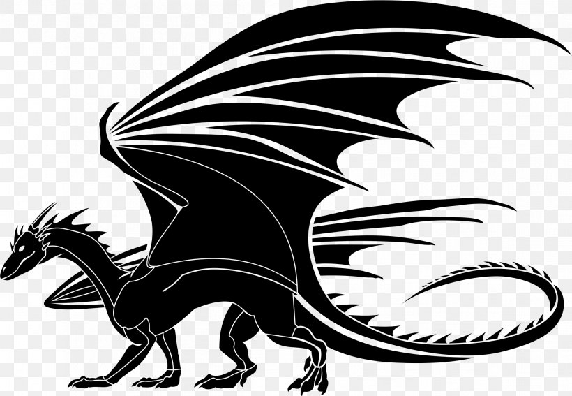 Daenerys Targaryen Dragon Clip Art, PNG, 2318x1605px, Daenerys Targaryen, Black And White, Carnivoran, Chinese Dragon, Dragon Download Free