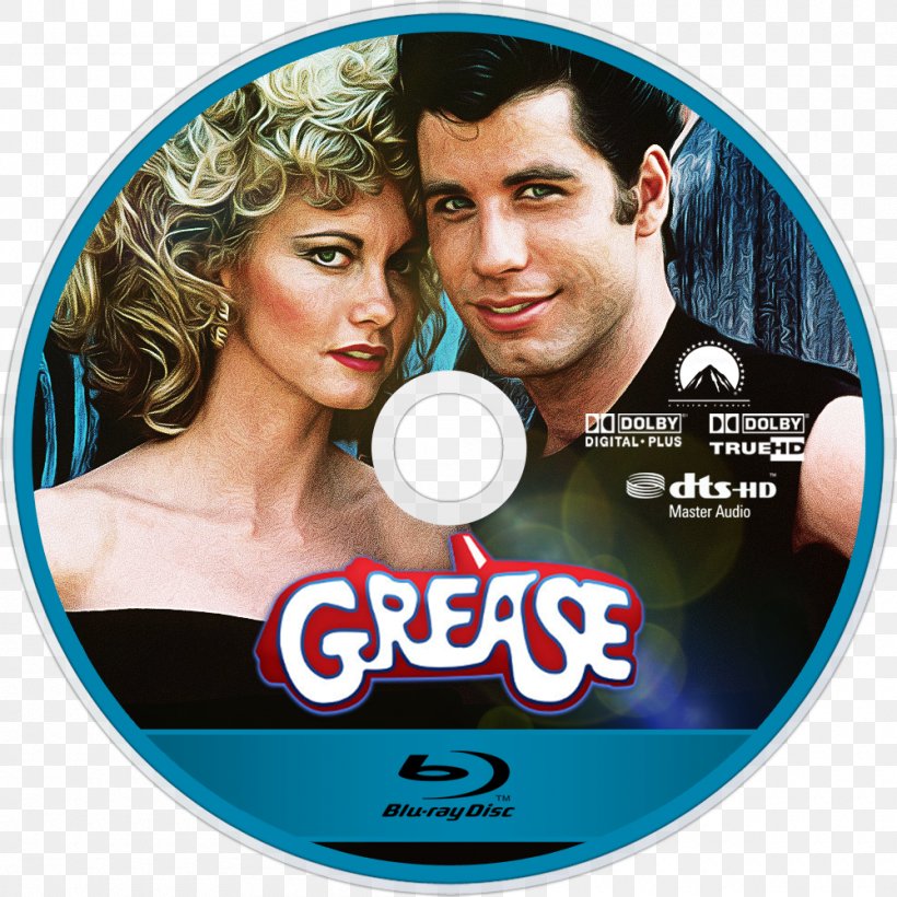 John Travolta Olivia Newton-John Grease Sandy Actor, PNG, 1000x1000px, John Travolta, Actor, Brand, Cinema, Compact Disc Download Free