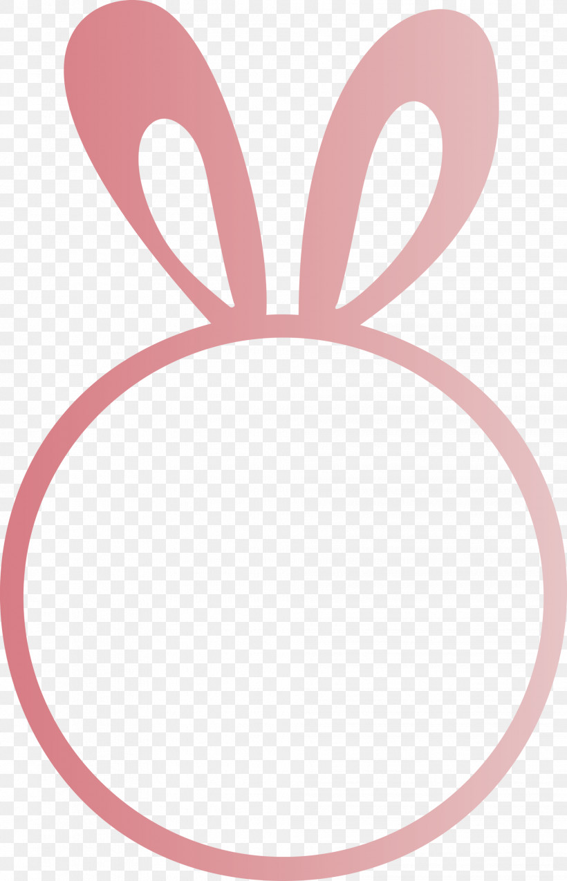 Easter Bunny Frame, PNG, 1928x3000px, Easter Bunny Frame, Circle, Hair Accessory, Hair Tie, Oval Download Free