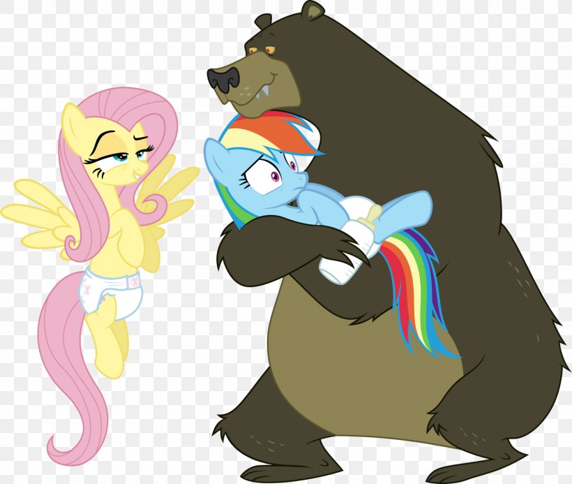 Rainbow Dash Rarity Pony Diaper Applejack, PNG, 1600x1353px, Rainbow Dash, Applejack, Art, Bear, Carnivoran Download Free