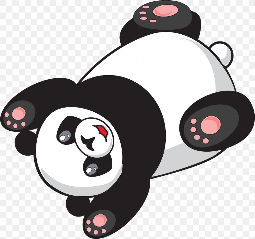 Giant Panda Red Panda Bear Cartoon Drawing, PNG, 2302x2152px, Giant Panda, Animation, Audio, Bear, Black Download Free