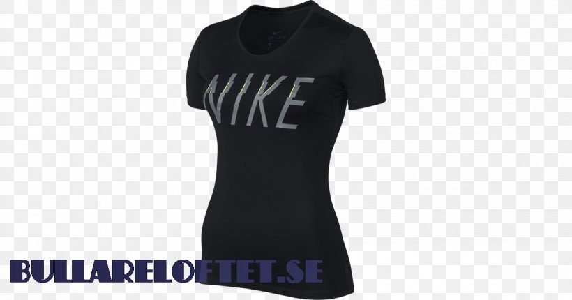 T-shirt Shoulder Sleeve Nike Pro Cool Training Top, PNG, 1200x630px, Tshirt, Active Shirt, Black, Black M, Brand Download Free