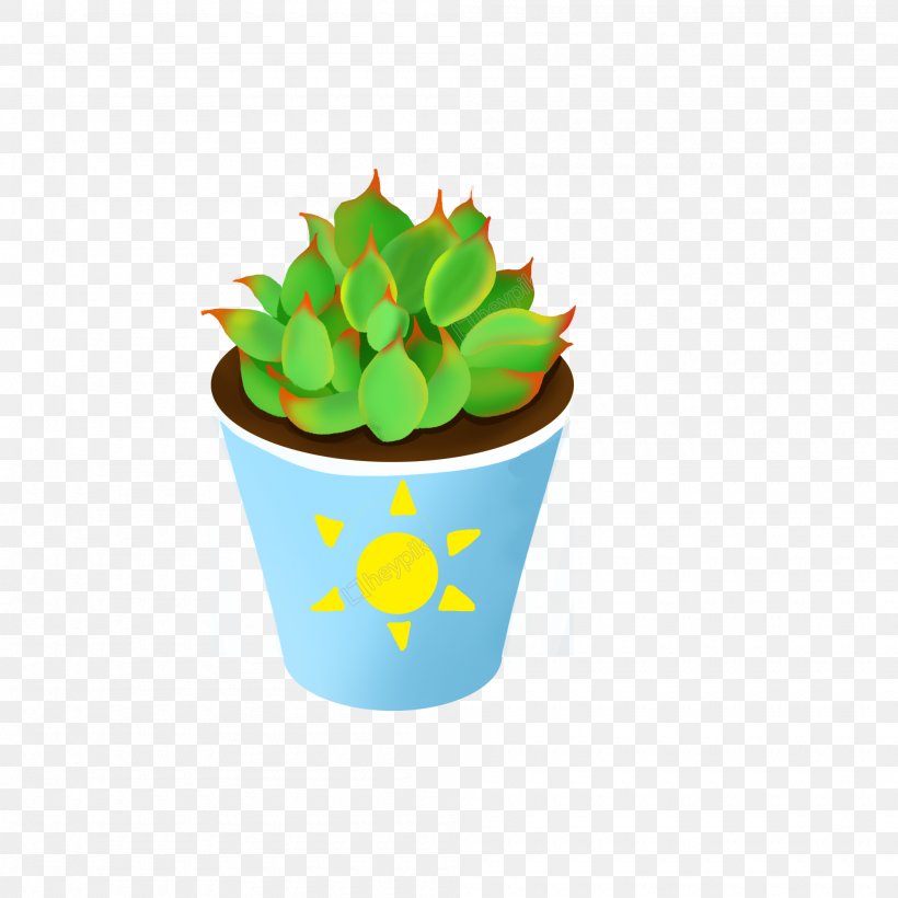 Cactus Cartoon, PNG, 2000x2000px, Succulent Plant, Baking Cup, Cactus, Cartoon, Cuteness Download Free