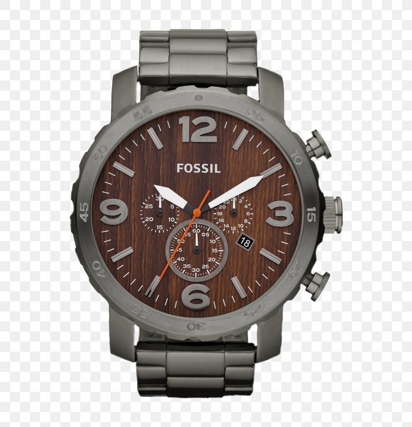 Fossil Nate Chronograph Watch Fossil Group Quartz Clock, PNG, 600x850px, Chronograph, Bracelet, Brand, Brown, Fossil Group Download Free