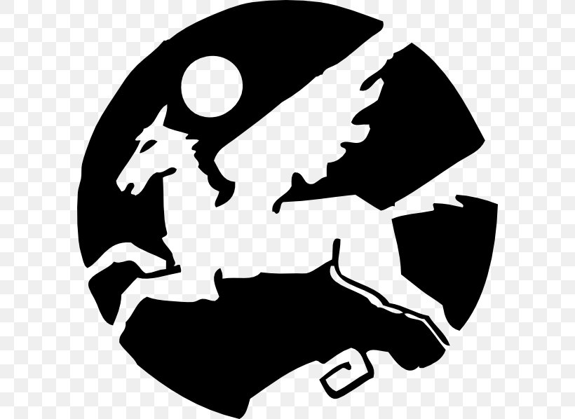 Pegasus Unicorn Clip Art, PNG, 600x598px, Pegasus, Art, Artwork, Black, Black And White Download Free