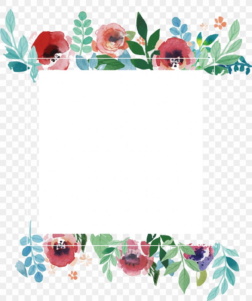 Wedding Invitation Flower Picture Frame, PNG, 1525x1822px, Wedding ...