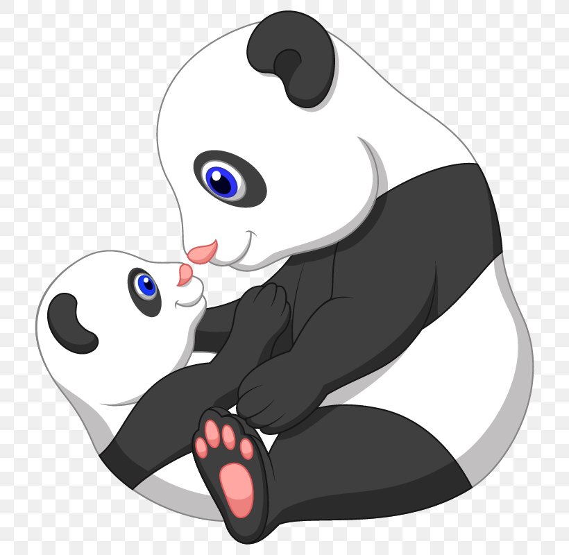Giant Panda Royalty-free, PNG, 800x800px, Watercolor, Cartoon, Flower, Frame, Heart Download Free