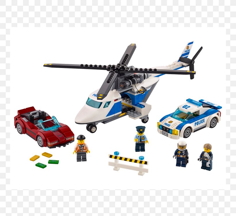 LEGO 60138 City High-Speed Chase Police Toy Kiddiwinks LEGO Store (Forest Glade House), PNG, 750x750px, Lego 60138 City Highspeed Chase, Aircraft, Car Chase, Helicopter, Helicopter Rotor Download Free