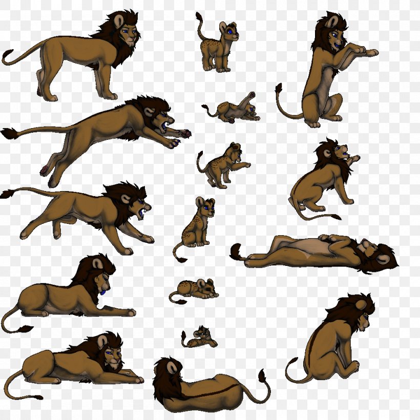 Lion Dog Cat Horse Mammal, PNG, 1000x1000px, Lion, Animal, Animal Figure, Big Cat, Big Cats Download Free