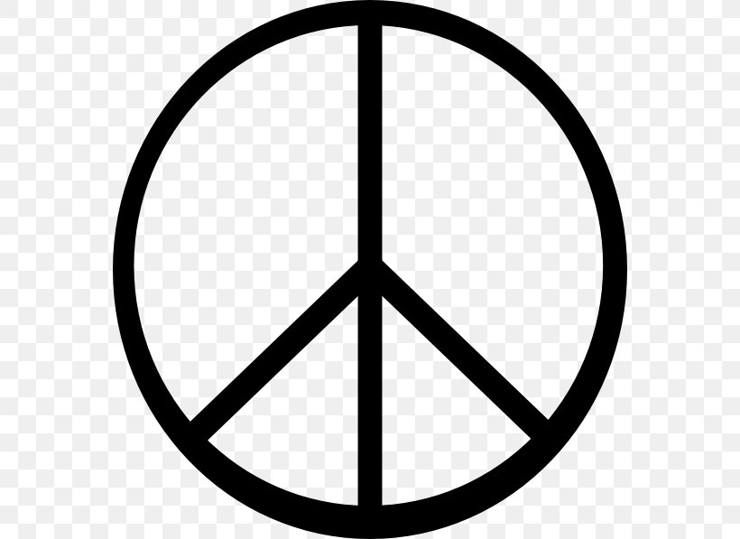 Peace Symbols Clip Art, PNG, 570x597px, Peace Symbols, Area, Black And White, Disarmament, Document Download Free