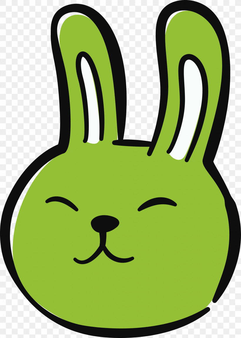 Snout Whiskers Green Meter, PNG, 2135x3000px, Rabbit, Cartoon Rabbit, Cute Rabbit, Green, Meter Download Free