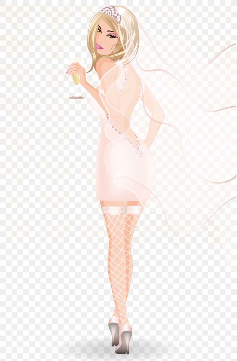 Wedding Bride Formal Wear, PNG, 1405x2140px, Watercolor, Cartoon, Flower, Frame, Heart Download Free