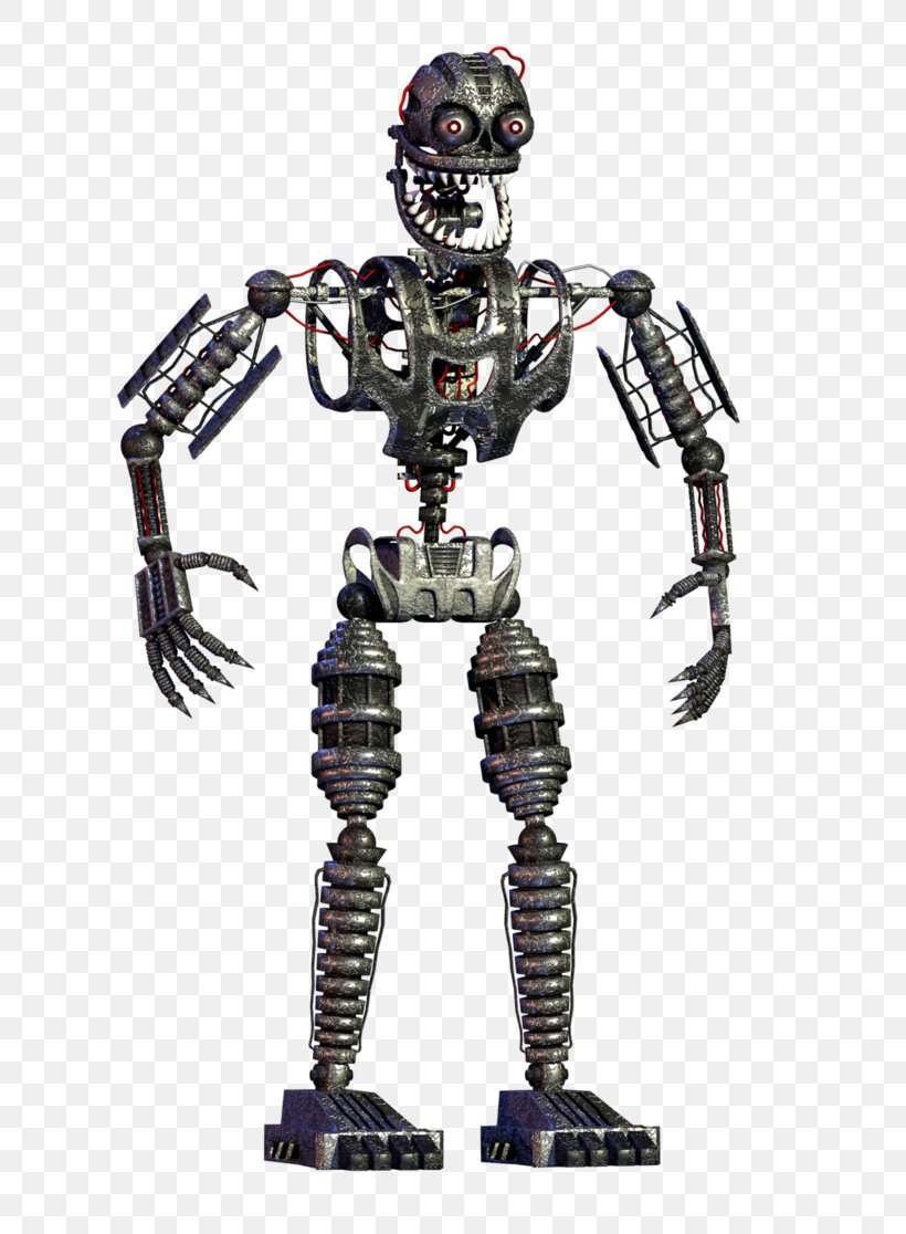 Endoskeleton Five Nights At Freddy's Exoskeleton Human Skeleton, PNG, 715x1116px, Endoskeleton, Action Figure, Art, Digital Art, Exoskeleton Download Free