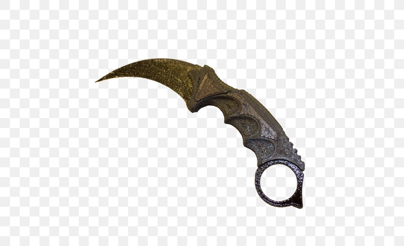 Hunting & Survival Knives Counter-Strike: Global Offensive Knife Karambit Bayonet, PNG, 500x500px, Hunting Survival Knives, Bayonet, Blade, Cold Weapon, Combat Knife Download Free