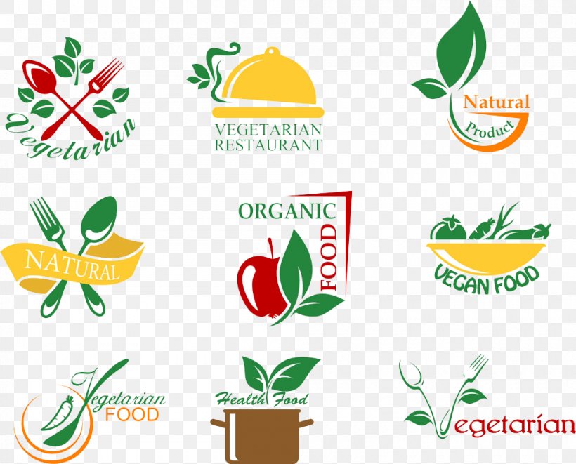 Organic Food Vegetarian Cuisine Logo, PNG, 1000x807px, Organic Food, Area, Artwork, Brand, Clip Art Download Free