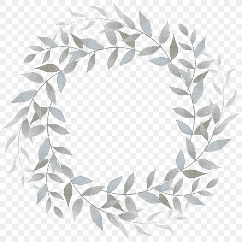 Stock Photography Wreath Royalty-free Illustration Floral Design, PNG, 1200x1200px, Stock Photography, Black And White, Branch, Cap, Christmas Day Download Free