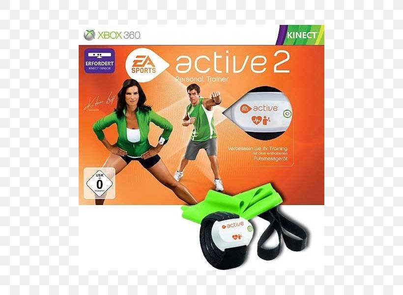 Xbox 360 EA Sports Active 2 Wii Kinect, PNG, 800x600px, Xbox 360, Brand, Ea Sports, Ea Sports Active, Electronic Arts Download Free