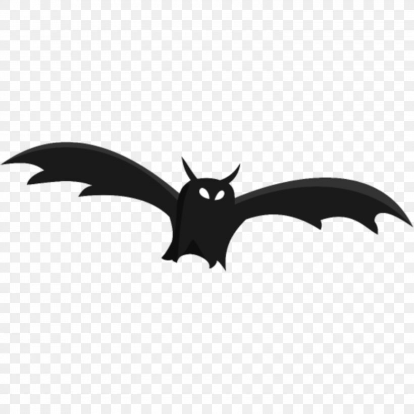 Bat Vector Graphics Cartoon Clip Art Image, PNG, 3000x3000px, Bat, Batman, Blackandwhite, Cartoon, Comics Download Free