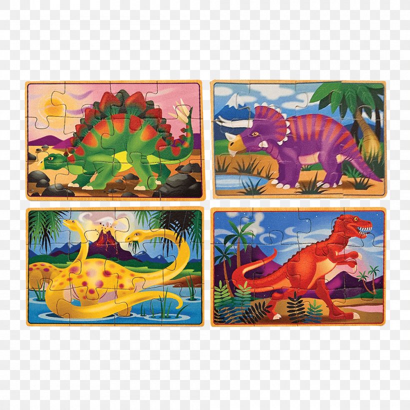Melissa & Doug Dinosaurs 4-in-1 Wooden Jigsaw Puzzles In A Storage Box Melissa & Doug Dinosaurs 4-in-1 Wooden Jigsaw Puzzles In A Storage Box Toy, PNG, 1000x1000px, Jigsaw Puzzles, Art, Dinosaur, Game, Organism Download Free