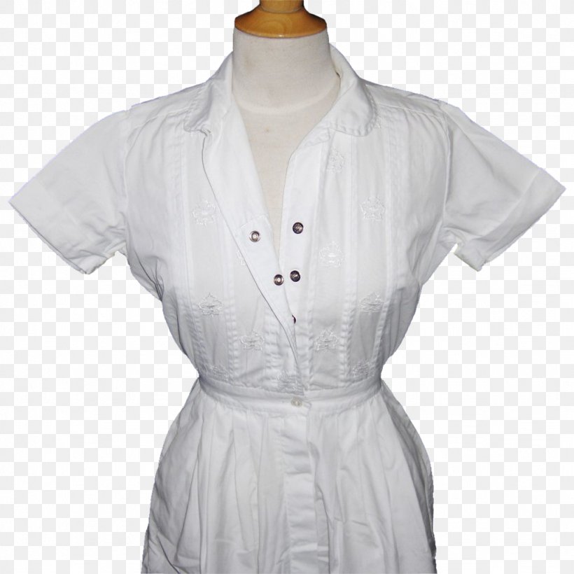 Dress Nurse Uniform Clothing Sleeve Blouse, PNG, 1024x1024px, Dress, Blouse, Clothing, Clothing Sizes, Collar Download Free